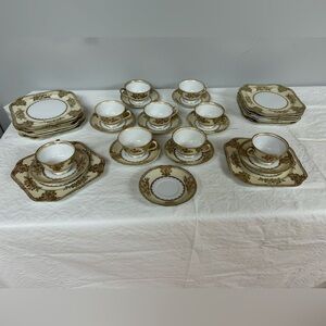 Noritake Gold and Cream Dinnerware Collection